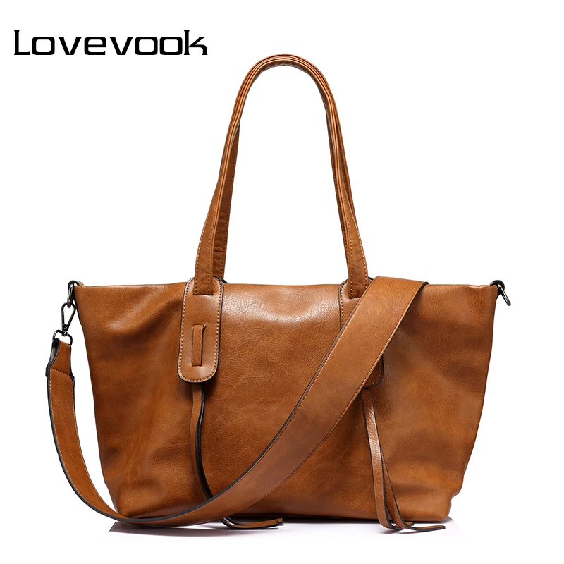

LOVEVOOK women handbag large capacity casual totes wide strap shoulder bag crossbody bags female luxury designer high quality