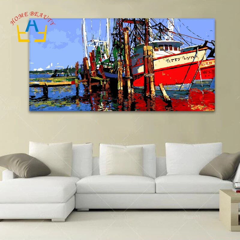 50*100 large oil painting by numbers wall art decorative pictures for