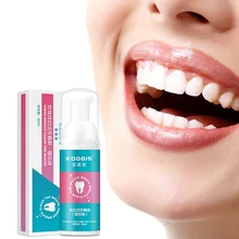 New 60ml Toothpaste Whitening Foam Natural Mouth Wash Water Teeth Whitening Toothpaste Liquid Oral Hygiene Toothpaste Beauty