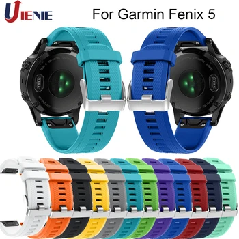 

22mm Watchband Straps for Garmin Fenix 5/5 Plus Smart Watch Silicone Quick Release Easy Fit Wrist Bracelet for Forerunner 935