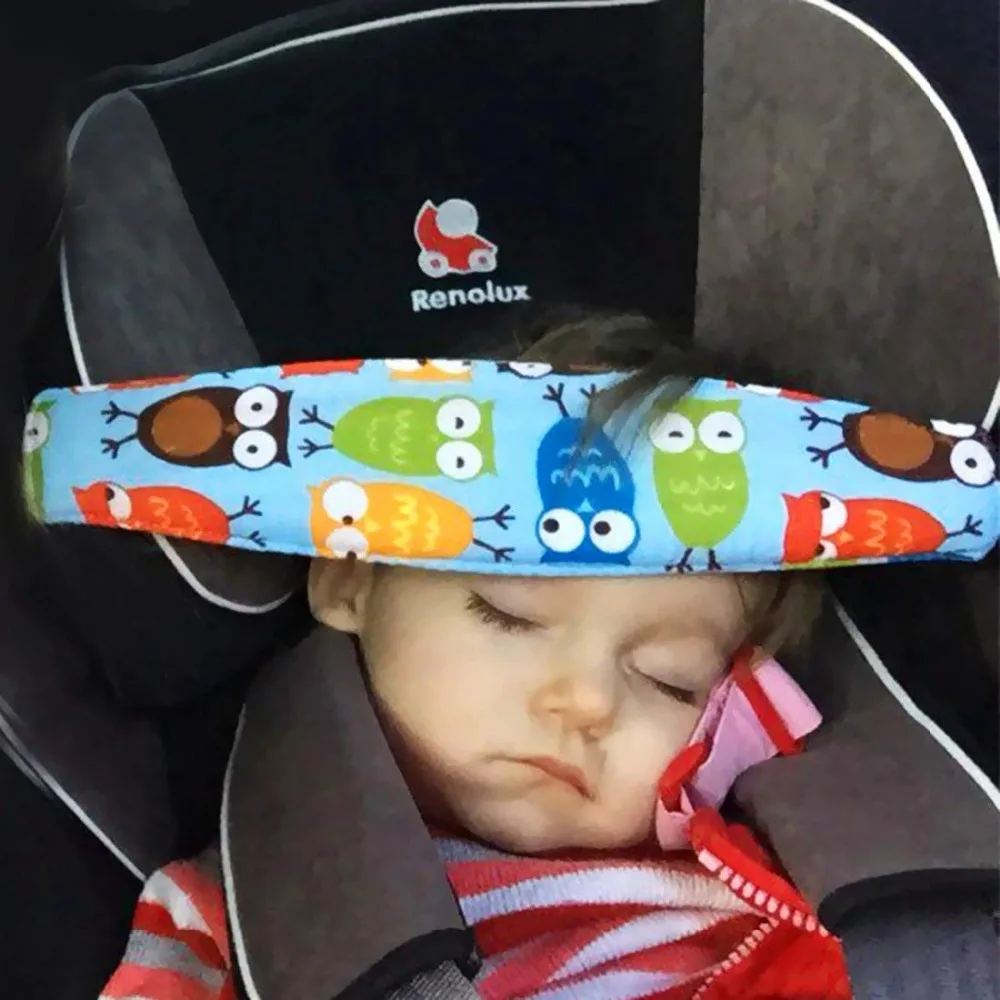 

SITAILE 2 Pcs Car Seat Safety Locator Baby Headrest Adjustable Belt Fixing Tool Car Accessories for Girls Boy Cartoon Pattern