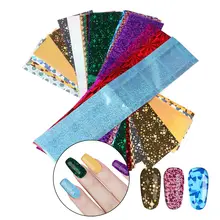 20 типов/набор голографическое звездное небо, наклейки для ногтей, переводные наклейки для ногтей, режим переводки, художественная фольга, бумага 3D, сделай сам, Типсы для ногтей, украшения