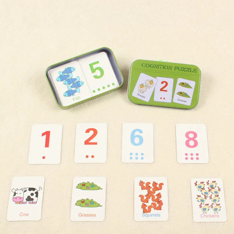 

Kids Toys Infant Early Head Start Training Puzzle Cognitive Card Letter/shape/Animal/Digital Set Pair Puzzle Baby Gifts