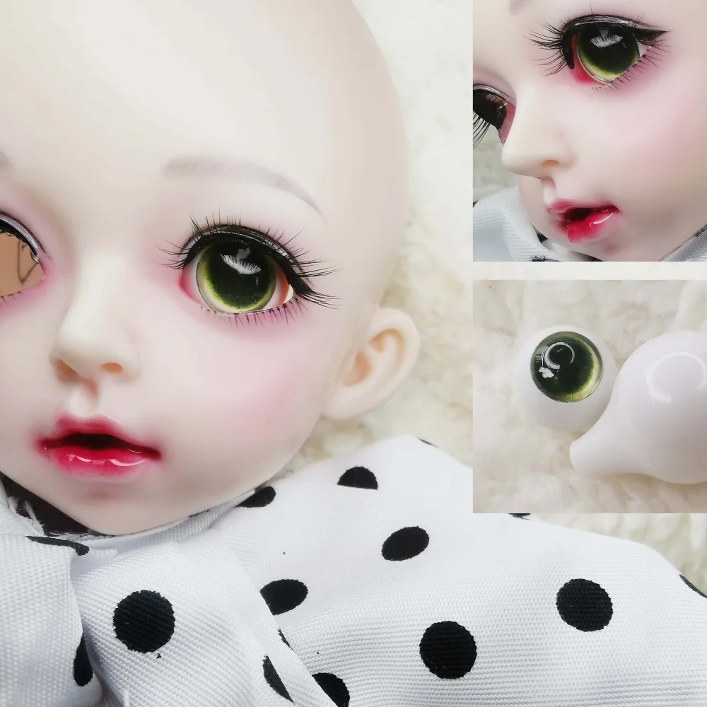Акриловый 3d глаз для 1/3 1/4 1/6 sd ms doll ручной работы с расширением зрачка цвет темно