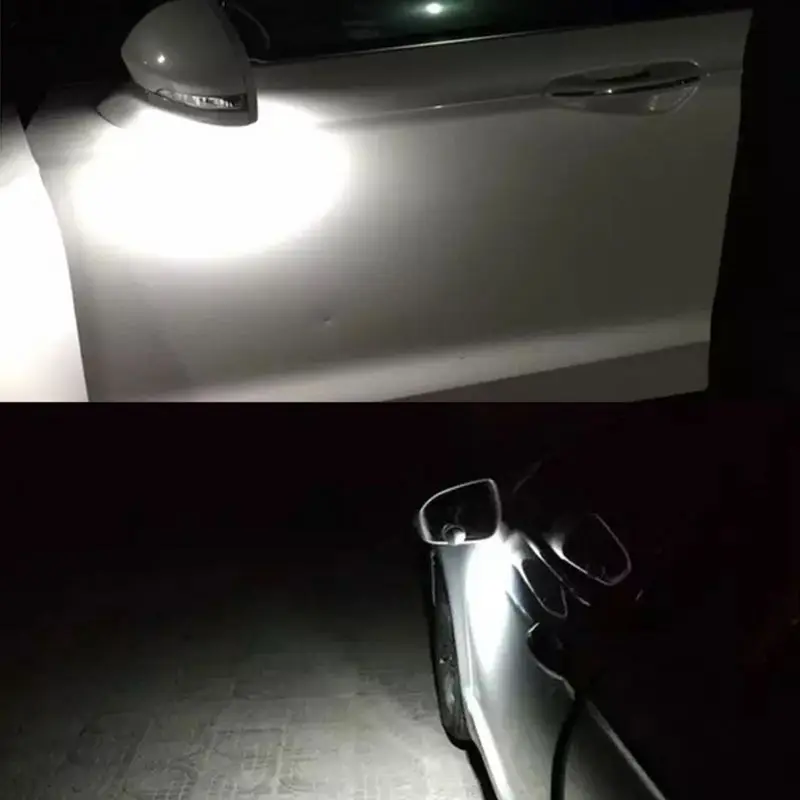 2 шт. светодиодный светильник под зеркалом для Ford Edge Fusion Flex Explorer Mondeo Телец F-150 аксессуары для автомобиля