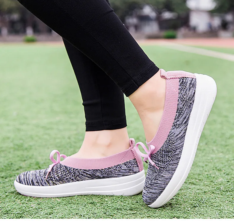 2019 Summer Casual Women Flats Shoes Breathable Mesh Sneakers Shoes Women Slip-on Comfortable Loafers Flats Ladies Shoes (8)