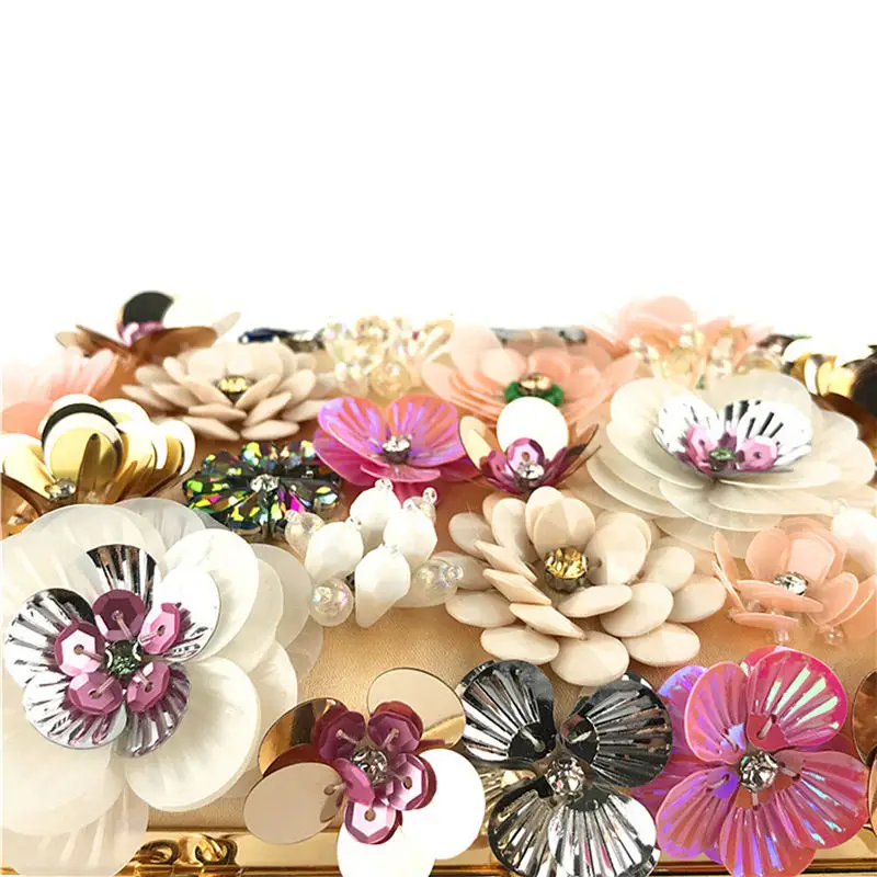  Flower Decoration Evening Bag crossbody Bags for Women 2019 Messenger Bags women's bag bolsa feminina sac a main 40AP0818