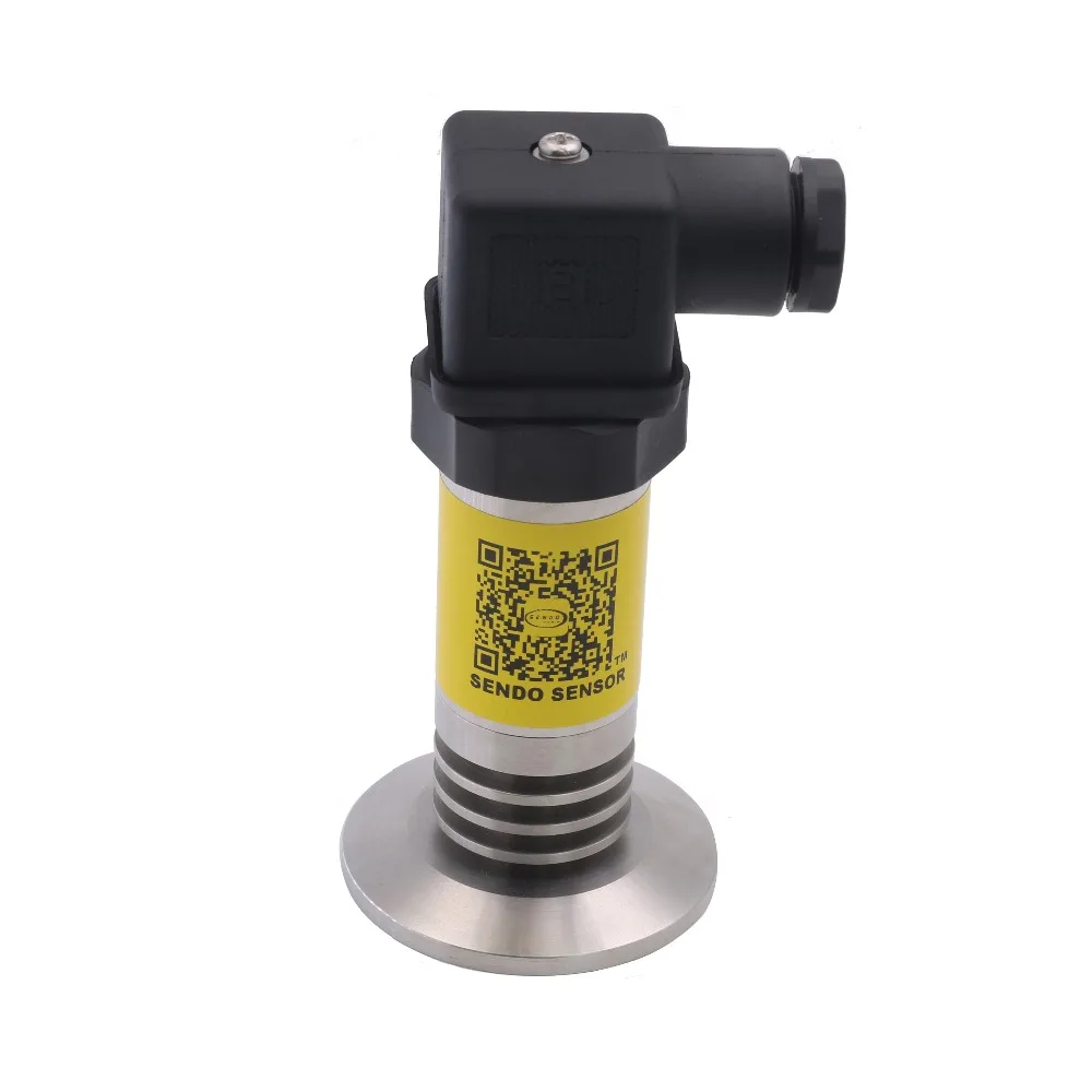 Sanitary pressure transmitter 10bar 1.5 in clamp 0.5 4.5V 4 20mA 0-5V 0-10V signal 5V 12V 24V 100 350mbar 25 bar gauge 4mpa IP65