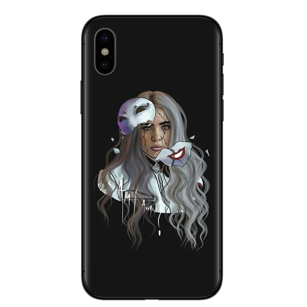 Billie eilish rainbow blohsh глаза океана Мягкий ТПУ силиконовый чехол для телефона для iPhone 11 Pro XS Max X XR 8 7 6 6S Plus 5S E