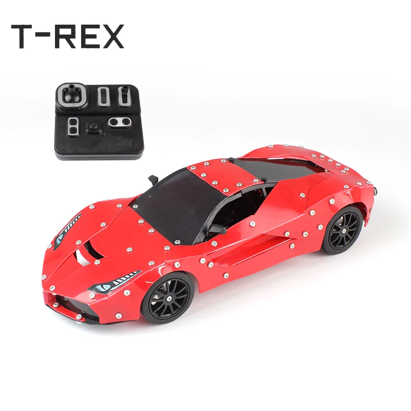 

DIY RC Racing Car Screw Building Blocks Engineering ABS Plastic Vehicle Blocks Car Model 3D Educational Toy For Kids