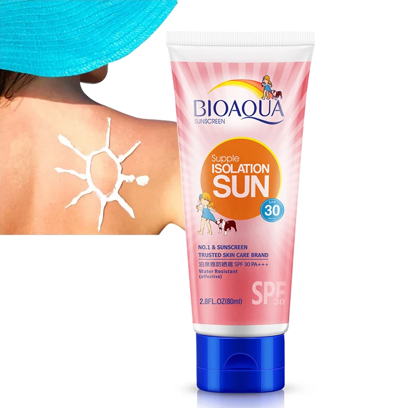 

Bioaqua Facial Sun screen Creams sun lotion tanning oil SPF 30 Isolation UV Sunblock Body Sunscreen Concealer waterproof uva uvb