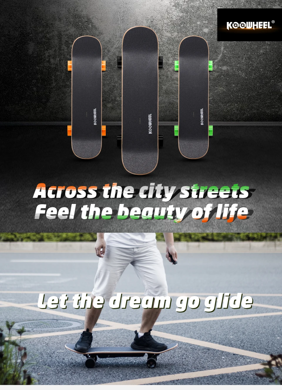 Koowheel 4 Wheels Self Balancing Scooter Dual Hub Motor Longboard Smart Hoverboard Waterproof Electric Skateboard Max 30kmh (9)