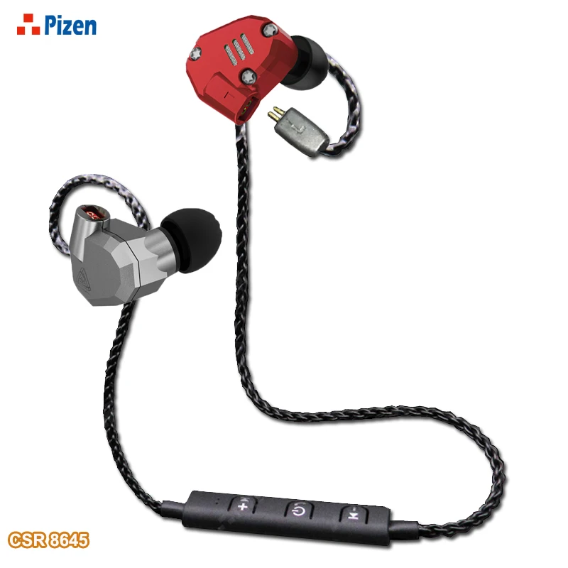 Беспроводной Bluetooth кабель PIZEN BT66 CSR8645 с поддержкой aptx mmcx для shure SE535 QKZ TRN V10|bluetooth