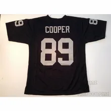 Mens Amari Cooper Stitched Name Number Throwback font b Football b font Jerseys UNSIGNED NO LOGOS