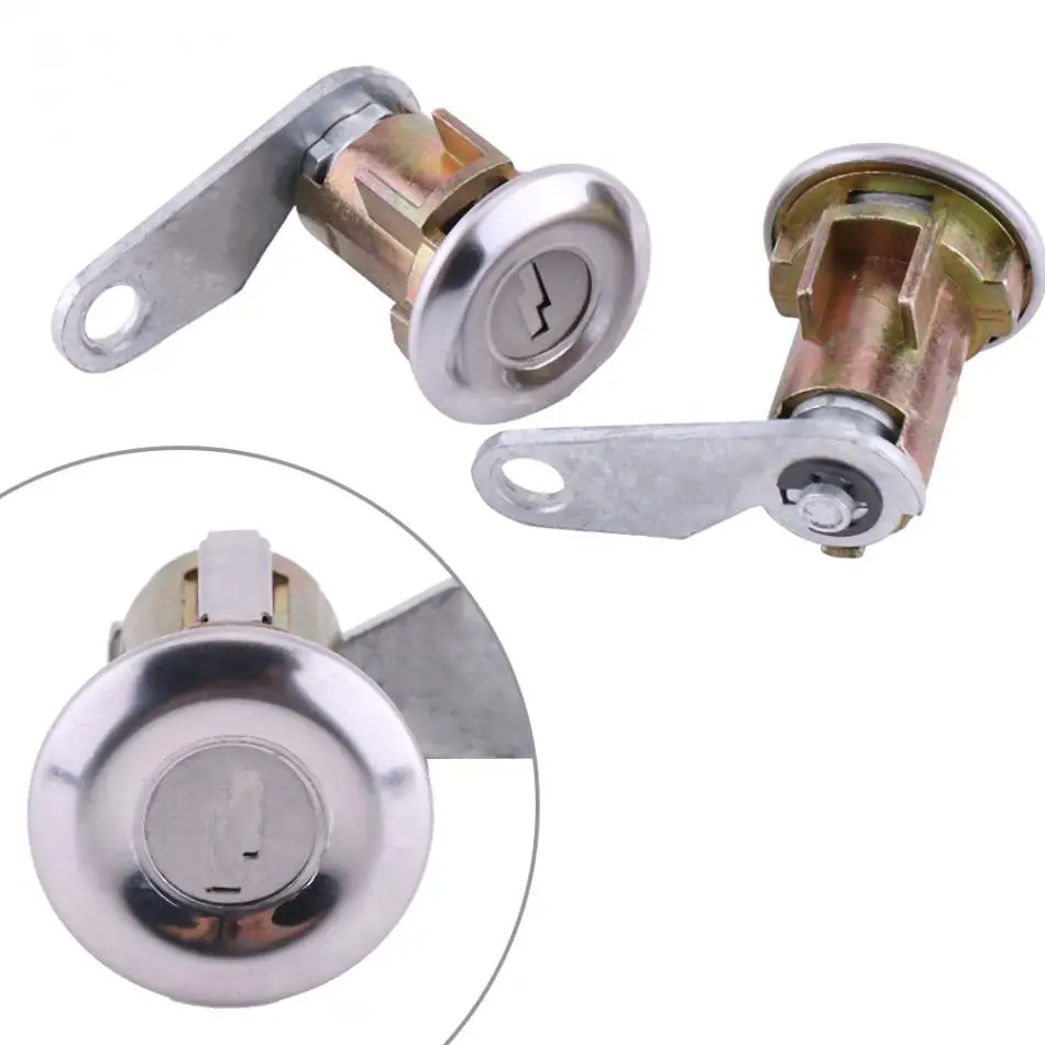 2Pcs Car Door Lock Cylinder Set with 2 Keys for Ford 1988 1991 Mercury