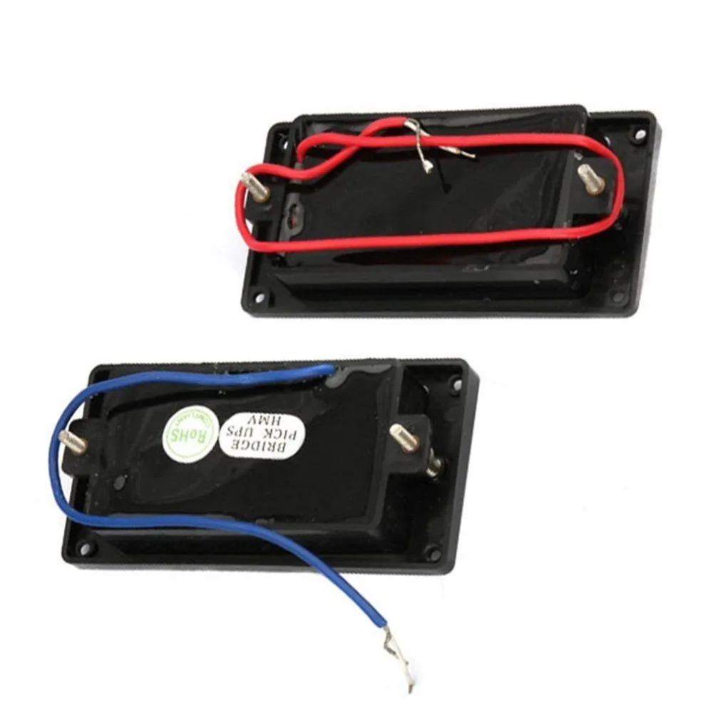 2pcs Chrome Double Coil Humbucker Pickups Neck & Bridge For LP Electric Guitar Pickups Professional Guitar Accessories