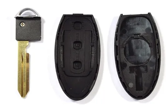 3 Buttons Nissan Tiida Sylphy Livina Qashqai smart key shell      (16)