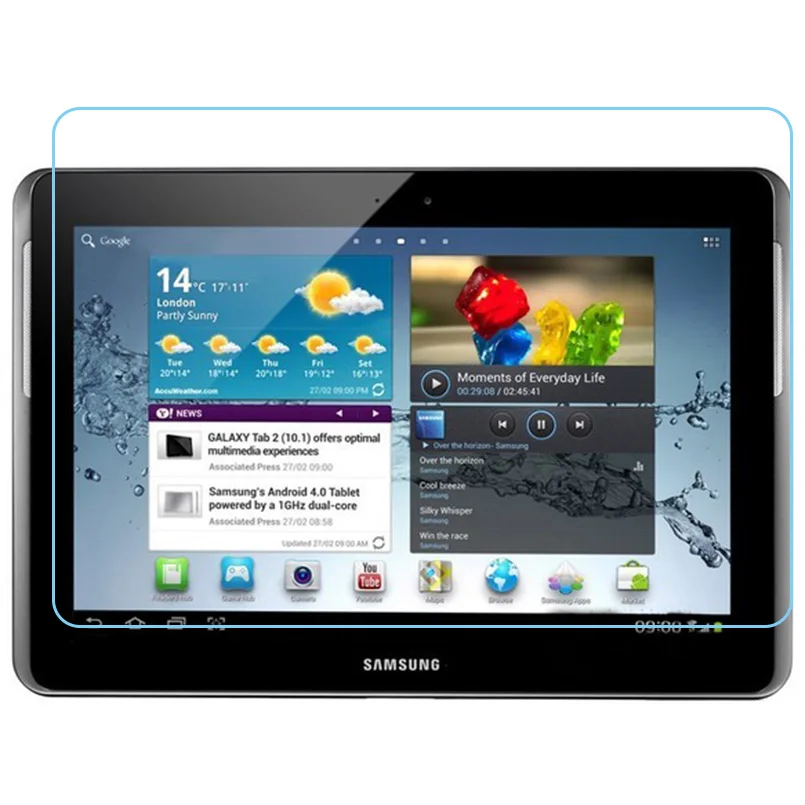 Закаленное стекло для samsung Galaxy Tab2 P5100 P5110 Защитная пленка для экрана для samsung GT-P5100 P5110 Защитная пленка для планшета - Цвет: For Samsung GT-5100