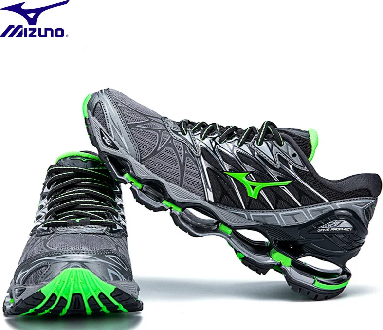 

High Quality Mizuno Wave Prophecy 7 Professional Men Shoes Air Cushioning For Men Weight Lifting Shoes Sneakers Stable Sports