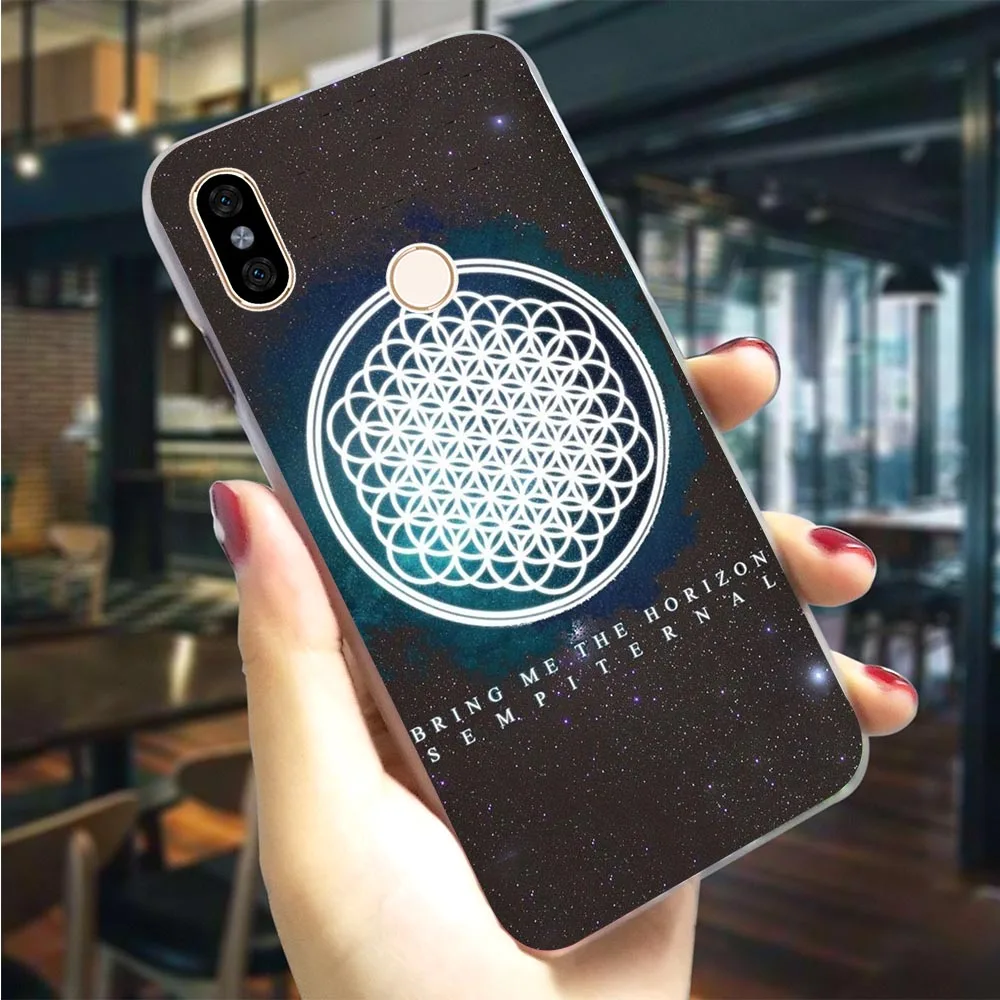 

Plastic Phone Case for Xiaomi Redmi S2 BMTH Bring Me the Horizon Cover for Redmi 4X Cases 4A 5 Plus 5A Prime 6A Note 5 6 Pro