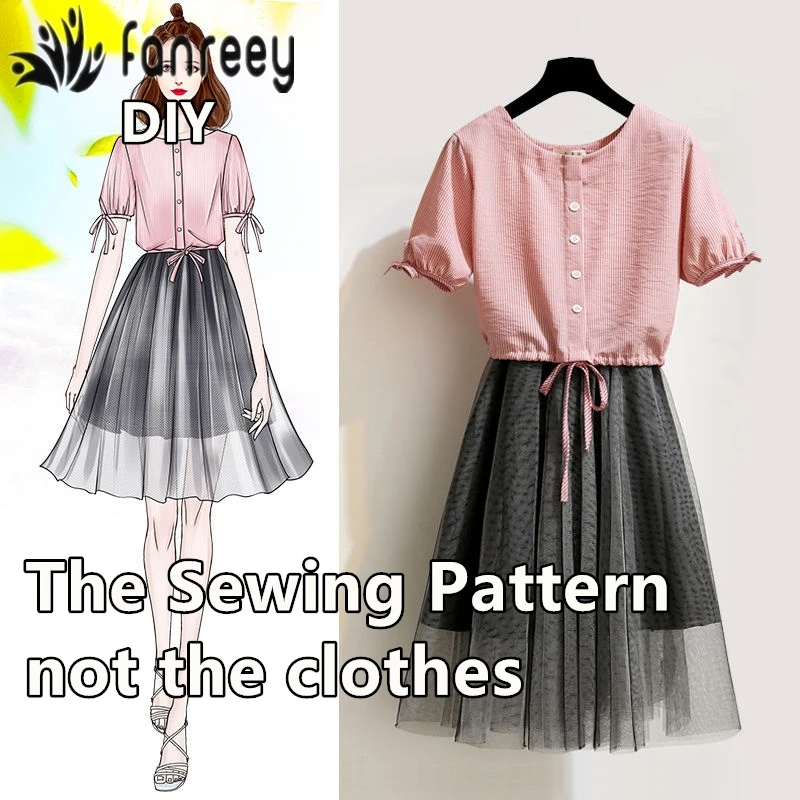

Lady's beautiful Slip Dress Suit Sewing Patterns Patrones de costura ropa mujer DIY M157