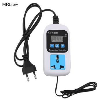 

Digital LED Thermometer Temperature Controller Thermostat Control Microcomputer Delay start With Probe 110-220V 1500W