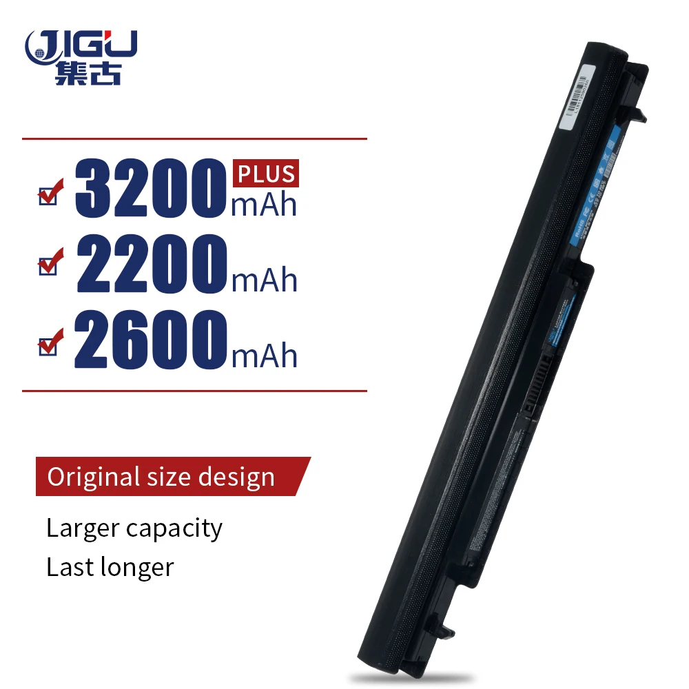 JIGU 4 ячеек Аккумулятор для ноутбука Asus K56CA R405CA R505CA R550CA S405CA S40CA S46CA S505CA S550CA S56CA U48CA U58CA