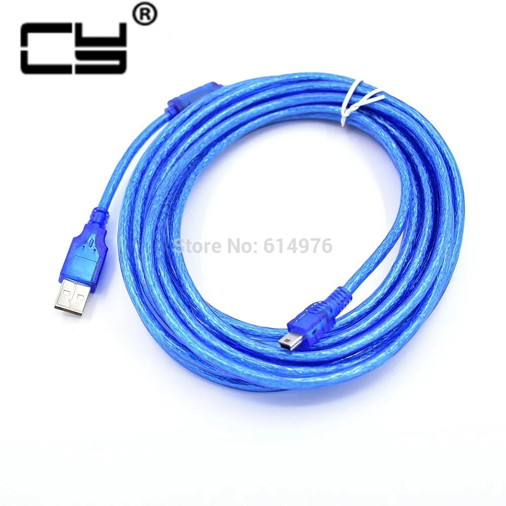 3 м 5 10 футов 16 33 фута Высокое качество экранированный USB 2 0 для Mini pin M/M кабель