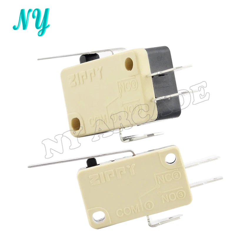 

10pcs/lot High Quality ZIPPY Microswitch Micro switch for Arcade Joystick 3 Terminals for Acade Game Machine/Accessories/Parts