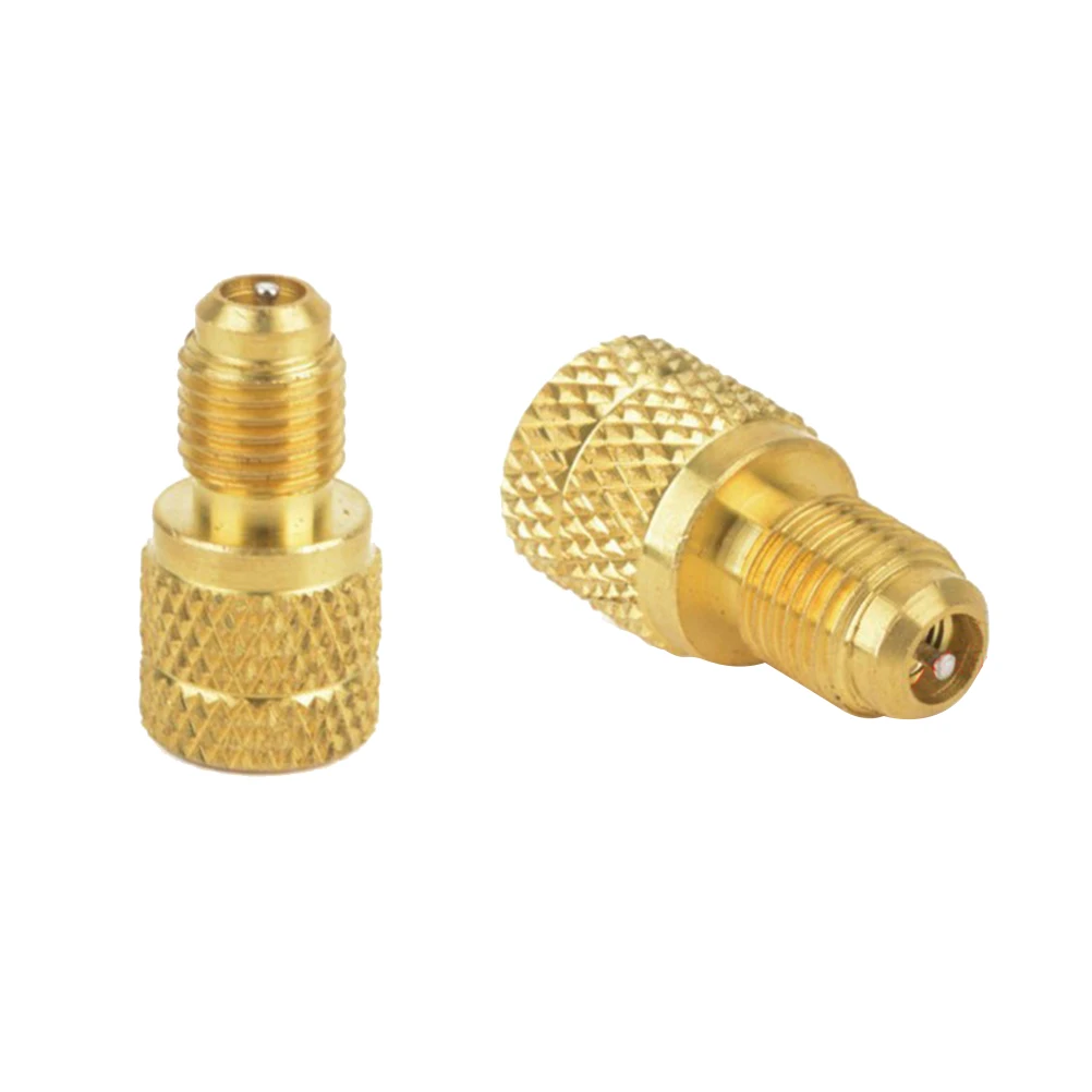 

2pcs R134A R12 R22 Automotive Air Conditioning Refrigeration Tool Plus Fluoride Valve Adapter Connect Car-Styling Supplies