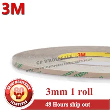 3 мм* 55 м* 0,13 мм), оригинальная водонепроницаемая/высокотемпературная Двухсторонняя клейкая лента 3M 468MP для микрофона, сетчатого экрана