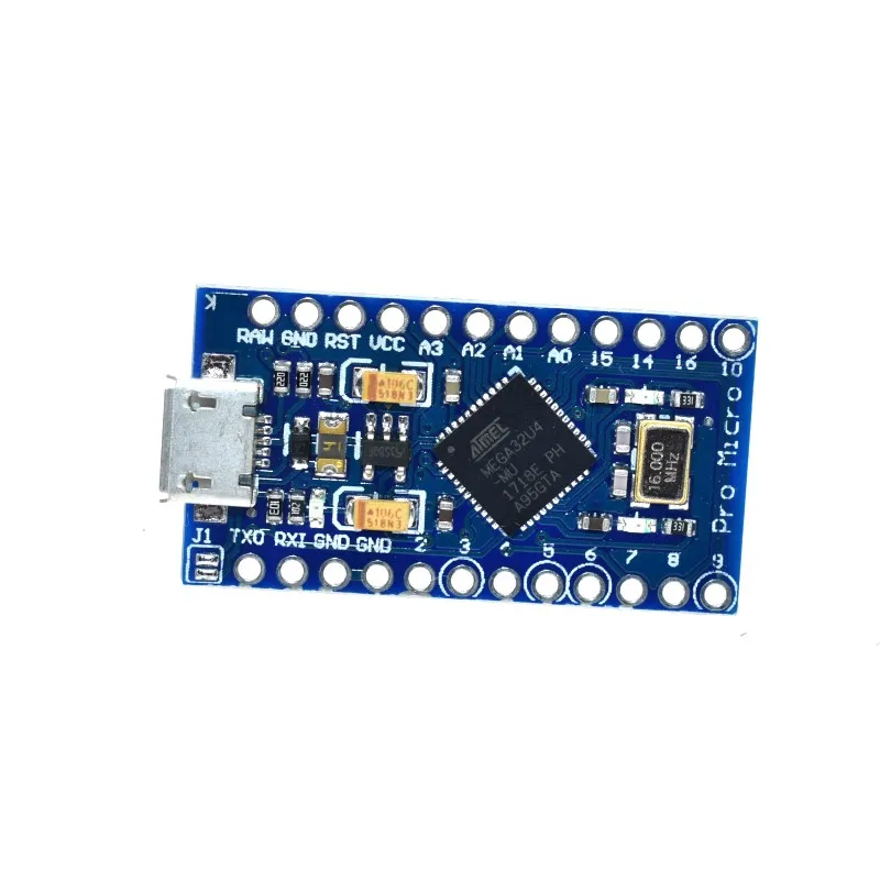 WAVGAT Pro Micro ATmega32U4 5V 16 МГц заменить ATmega328 для arduino Pro Mini с 2 Row штыревые для Леонардо USB интерфейс