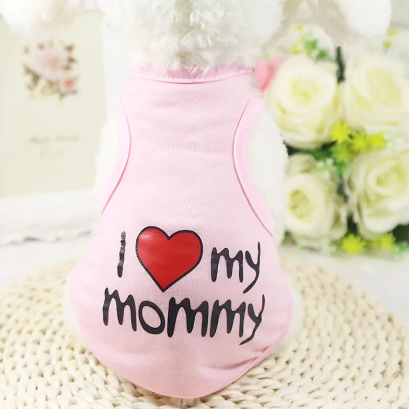 

Pomeranian Dog Clothes Honden Shirts Dog Shirts Camisetas Perro Camisetas Para Perro I Love My Mommy Dog Clothes
