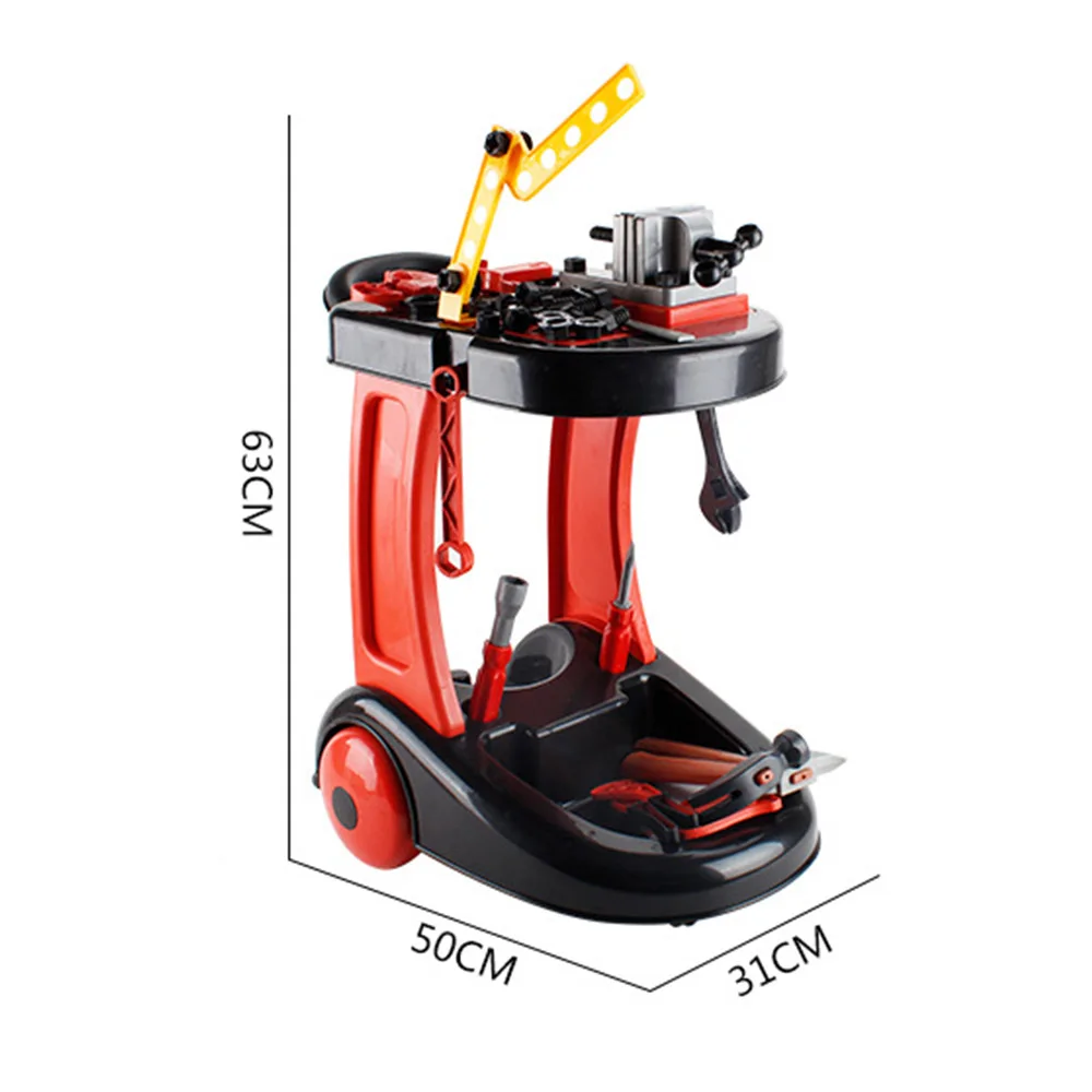 Bambini Trolley Modello Giocattoli Per Bambini Strumenti di Riparazione Simulazione Carrello Giocattolo Set Educativi Giochi di imitazione Nuovo