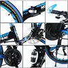 Wolf's fang-vélo de route pliant de 26 pouces, cadre intégral antichoc unisexe, bicyclette avant et arrière VTT ► Photo 3/6