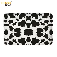 HUGSIDEA ромашки коровы 3D шаблон ковер для гостиной дома дверь пол Декоративные Мягкие толстые коврики ванная комната Нескользящие фланелевые коврики