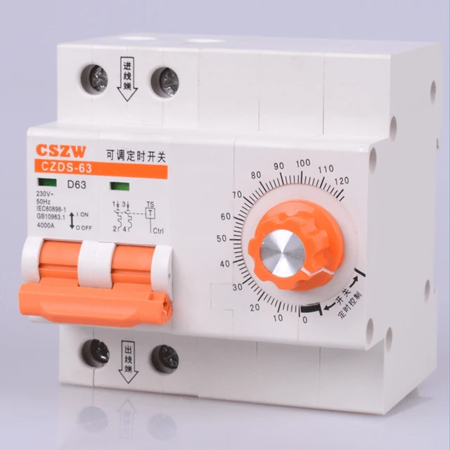 Circuit breken met timing functie countdown stroomonderbreker met tijd