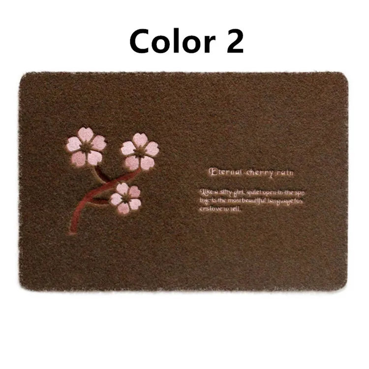 Новое поступление 60 см X 90 см домашний декоративный Придверный коврик молитва впитывающие цветы коврик для ванной гостиной спальни Противоскользящий ковер - Цвет: Color 2