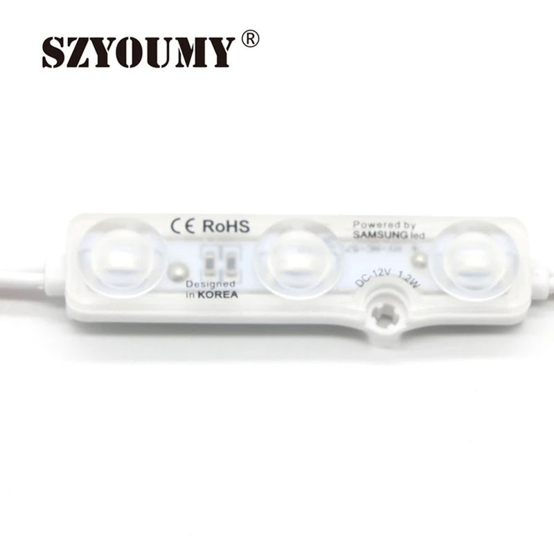 SZYOUMY 5730 smd СВЕТОДИОДНЫЙ модуль 3LED впрыск 12В водонепроницаемый IP68 Светодиодный