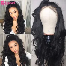 Lace Front Human Hair Wigs Pre Plucked 130% 150% 180% 250% Density Brazilian Body Wave Wigs For Women Remy AliPearl Hair