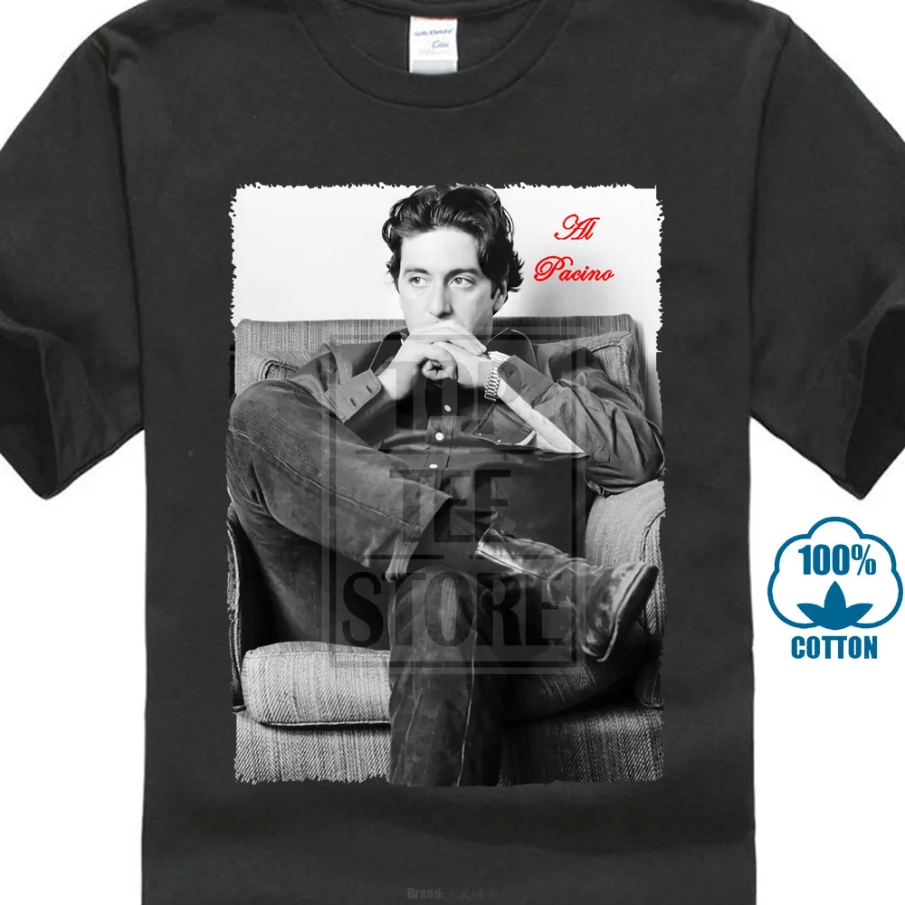 

T Shits Printing Short Sleeve Casual O Neck Cotton Al Pacino 1 Men'S T Shirt Celebrity Star One In The City