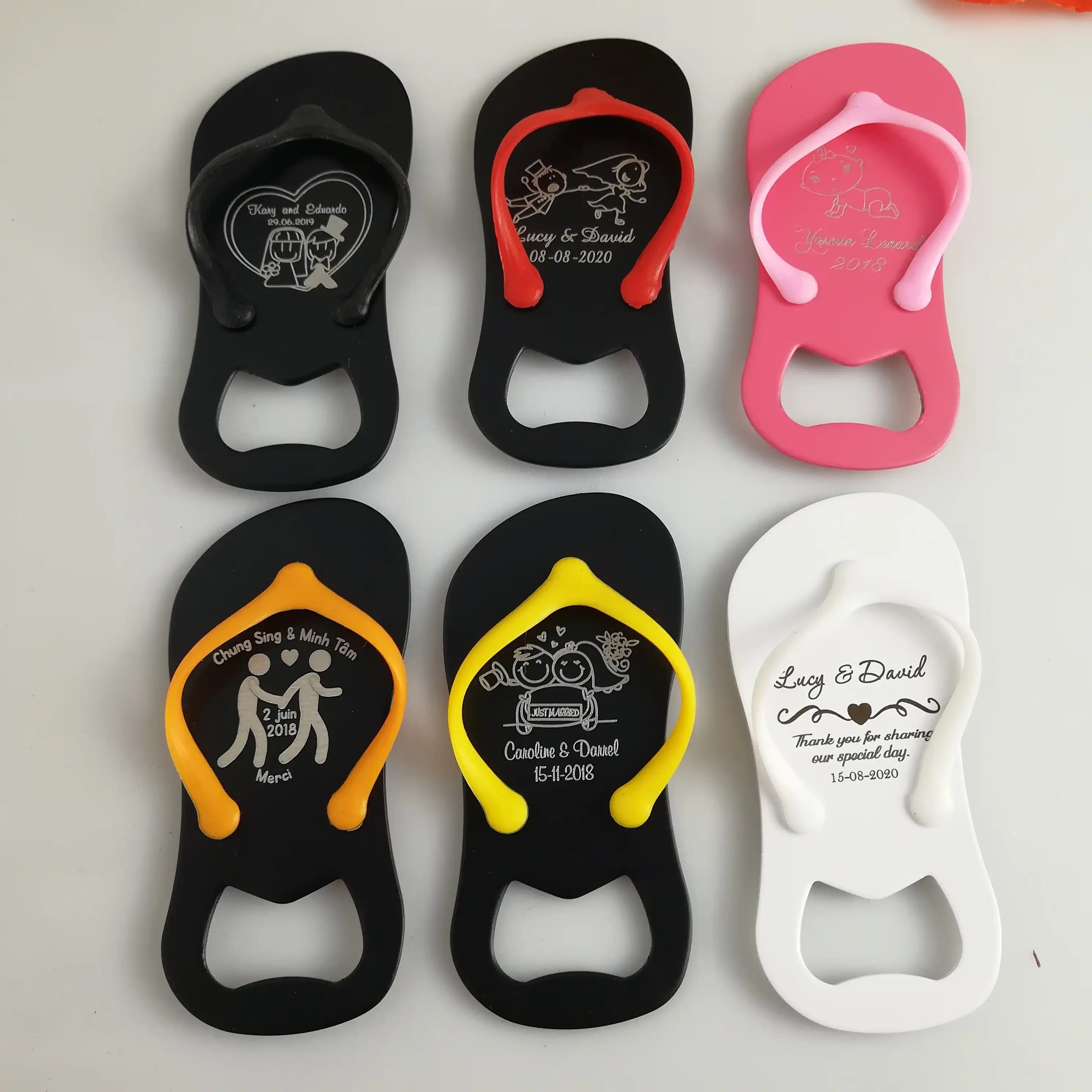 flip flops with bottle opener