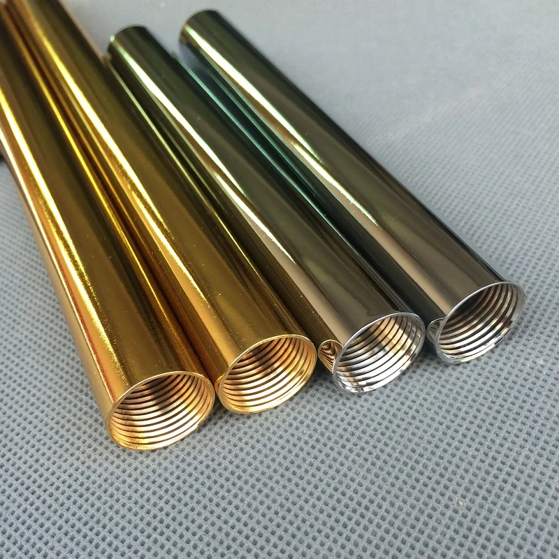 

2pieces/lot dia. 19mm female thread+electroplated metal hollow tube with M17 inner thread for floor lamp Lighting accessories