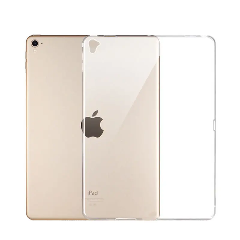 Силиконовый чехол для iPad Pro 11 12,9 9,7 прозрачный чехол Мягкая Задняя накладка чехла из ТПУ-цифровой преобразователь для iPad 2/3/4 5 6 iPad Air 1 Mini 4 3 2 1