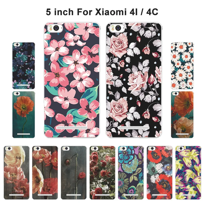 

for Xiaomi Mi 4i 4c Mi4i Mi4c M4i M4c Fancy Painted TPU Soft Cover For Xiaomi Mi4c Mi 4c Case for Xiaomi Mi4i Bags