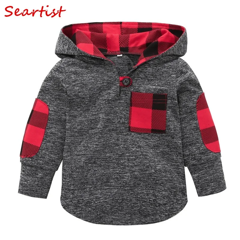 

Seartist Baby Boys Girls Hoodies Hooded T Shirt Kids Sweatshirt Bebes Outfit Coat Baby Boy Sweater Baby Girl Clothes 2019 New 40