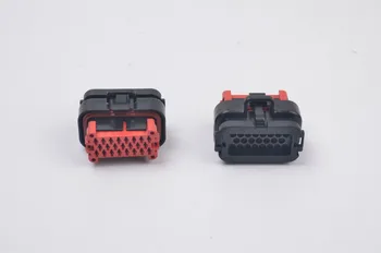 

1pcs Tyco AMP 23 Pin/Way Automobile Electrical ECU Wire Waterproof Female Connector With Terminals 770680-1