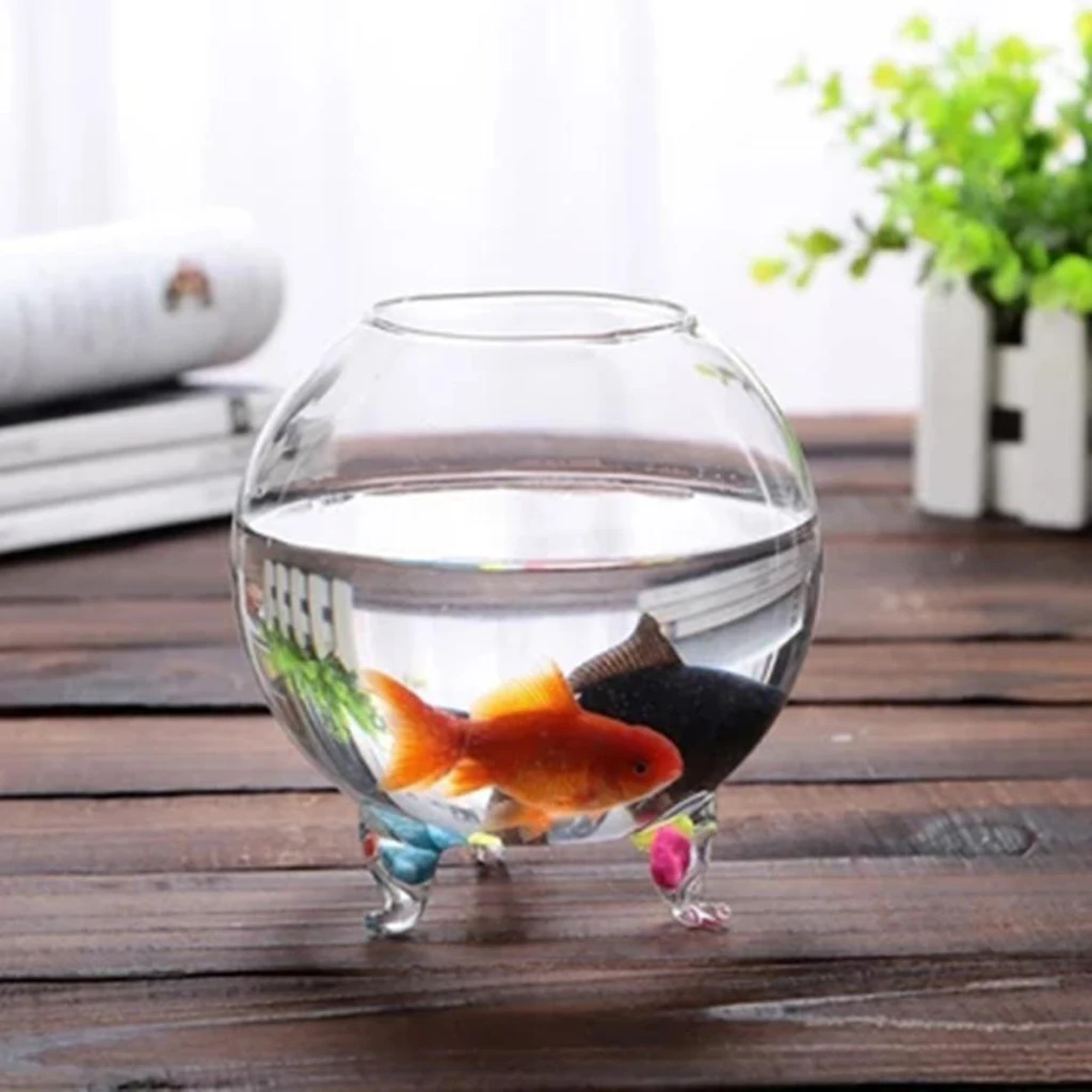 3Pcs Dia 10cm Clear Ball Glass Vase Bottle Terrarium Containers DIY Table Flowers Vase Transparent Wedding Garden Decor