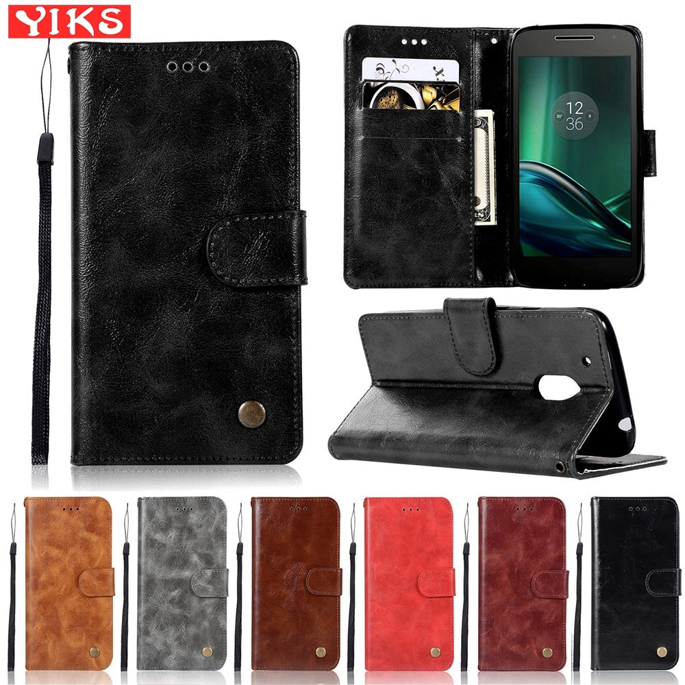 

For Case Motorola Moto G4 Play Case Leather Wallet Cover For Moto G4 Play Case For Motorola G4 Play Phone Cover With Flip Stand