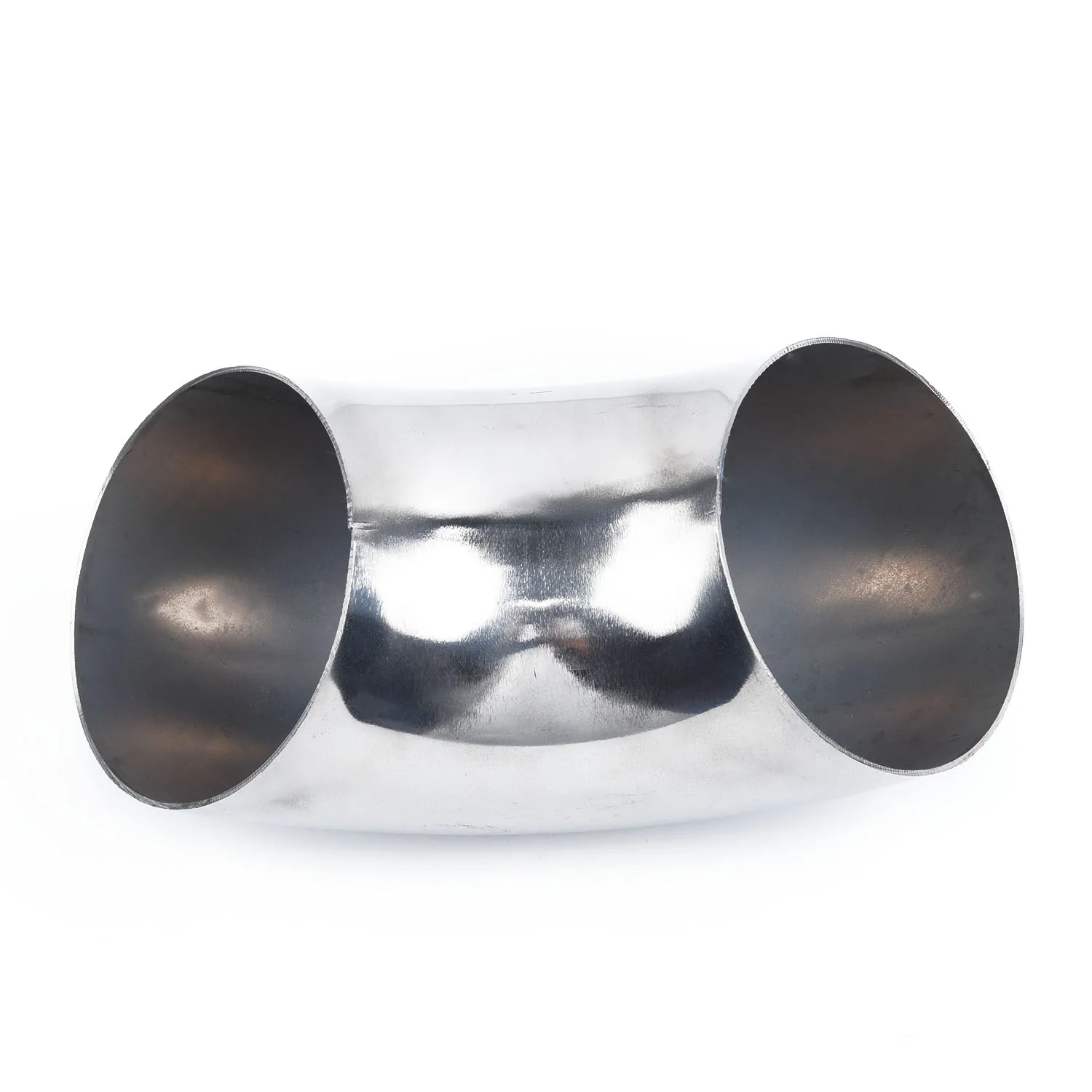 Exhaust 2 Inch//51mm Stainless Steel Elbow Fitting 90° Pipe Tube Bend Pro For Car
